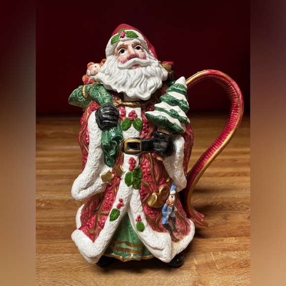 Fritz and Floyd Other - Vintage 1993 Fritz and Floyd Christmas Santa with Sack Teapot